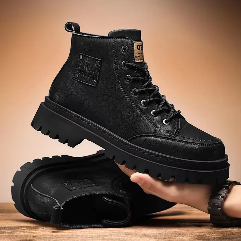 Sewing Nylon - Yüksek Kaliteli Erkek Botları Platform Yürüyüş
