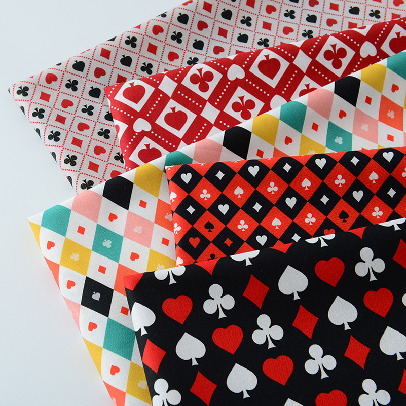 Sewing Textiles - Ins Poker Elemanı Pamuk Dijital Baskı