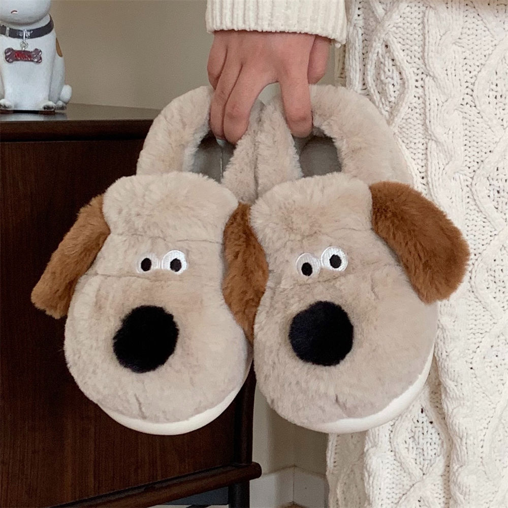 Sewing Cotton - Size36-45 Hug köpek terlik kızlar kabarık
