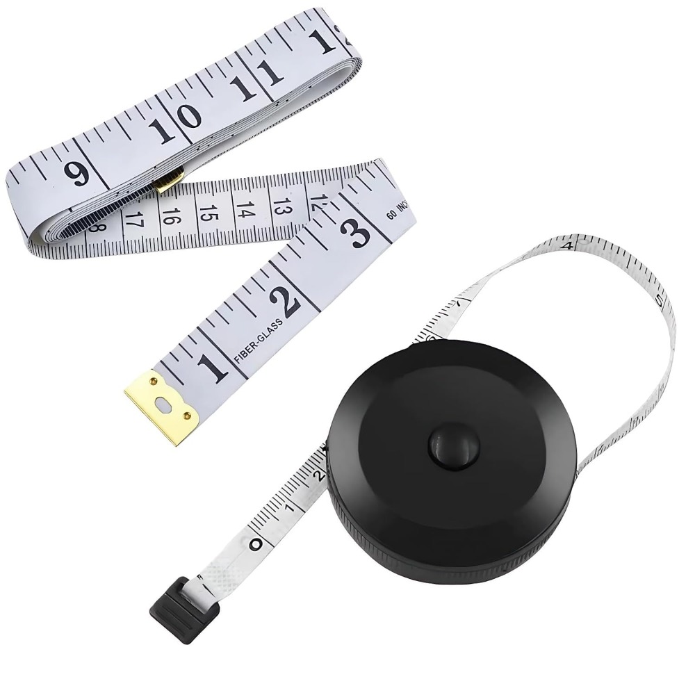 Fabric Weight Set - 2'li Paket Yumuşak Mezura Seti 60