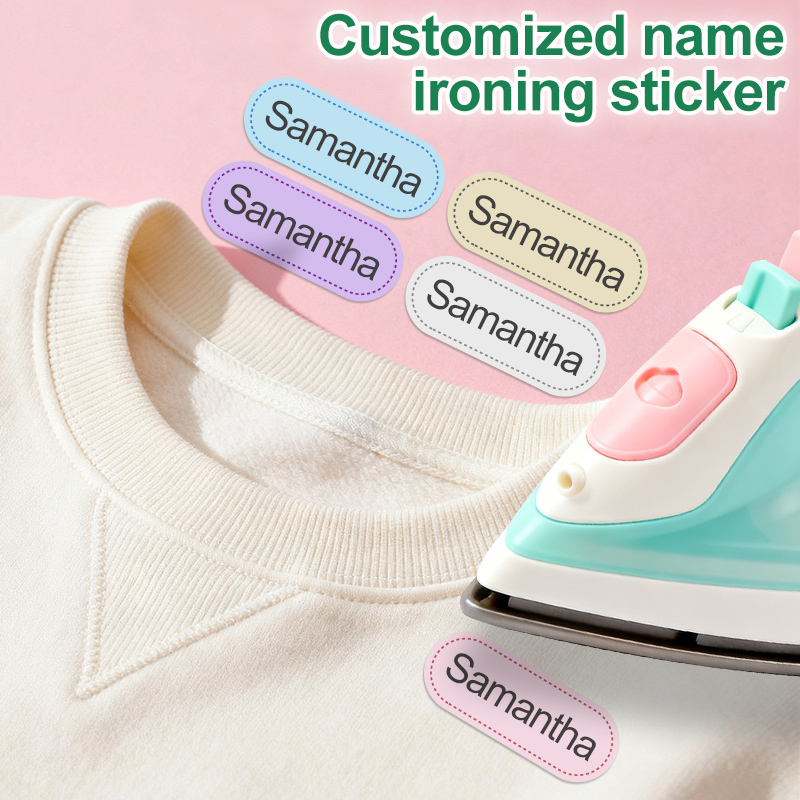 Sewing Labels - Ütüleme Etiketleri-Pamuk için-Kişiselleştirilmiş Okul, Spor, Kulüp,