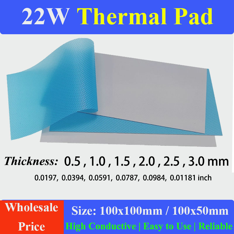 Fabric Softener Sheet - 22W/mk 100x100mm Yumuşak Termal Ped Levhaları