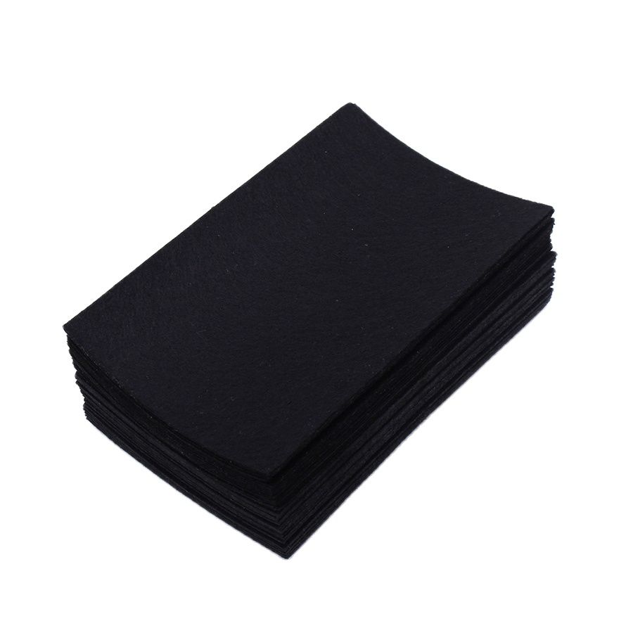 Is Sewing A Textile Craft - 40 adet/grup 10*15 cm Siyah Keçe