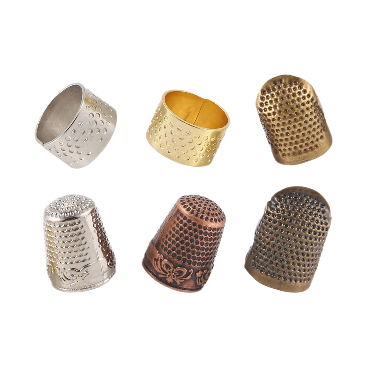 MALL 6 Parça Dikiş Yüksüğü Par - Sewing Thimble Metal incelemesi ve fiyatı