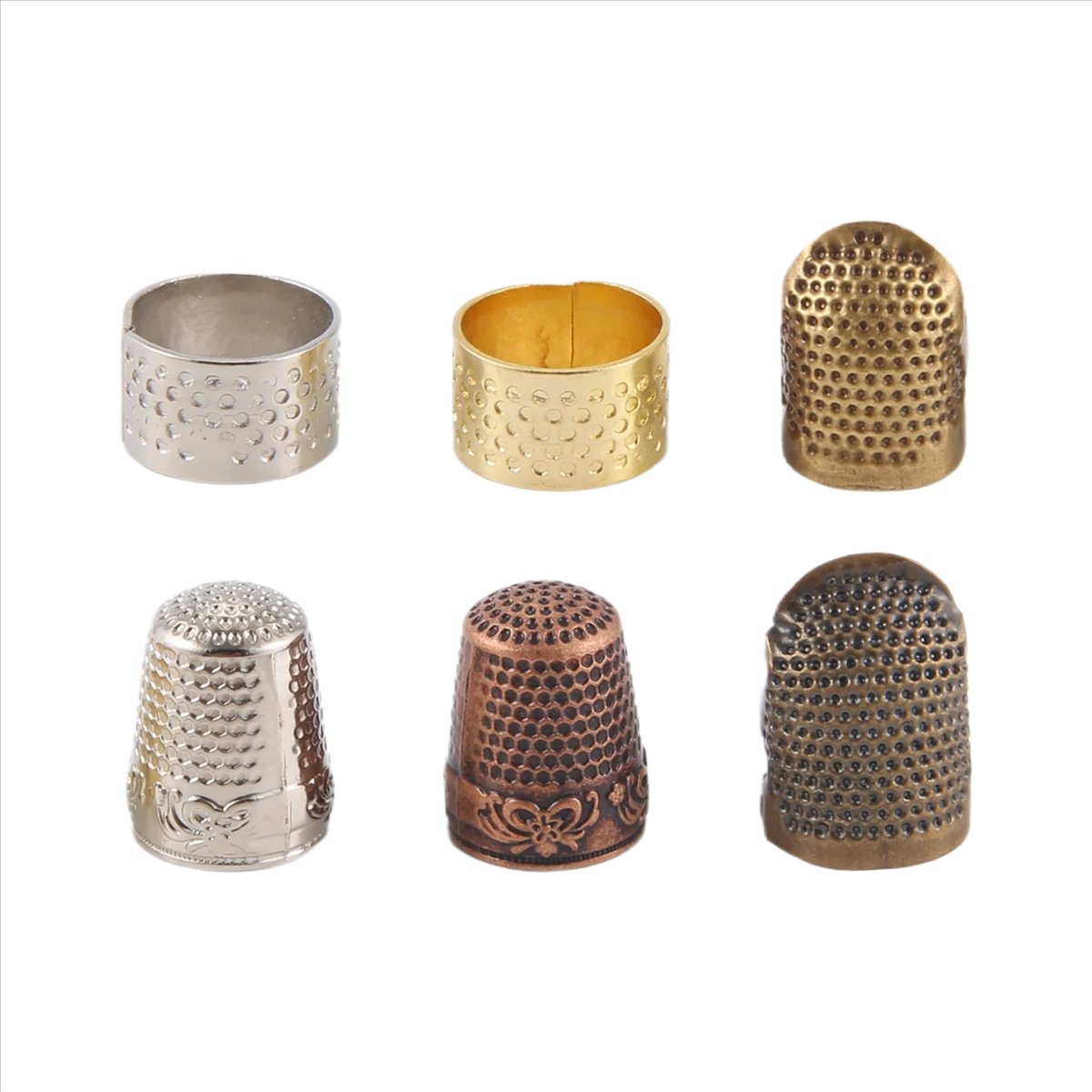 MALL 6 Parça Dikiş Yüksüğü Par - Sewing Thimble Metal incelemesi ve fiyatı