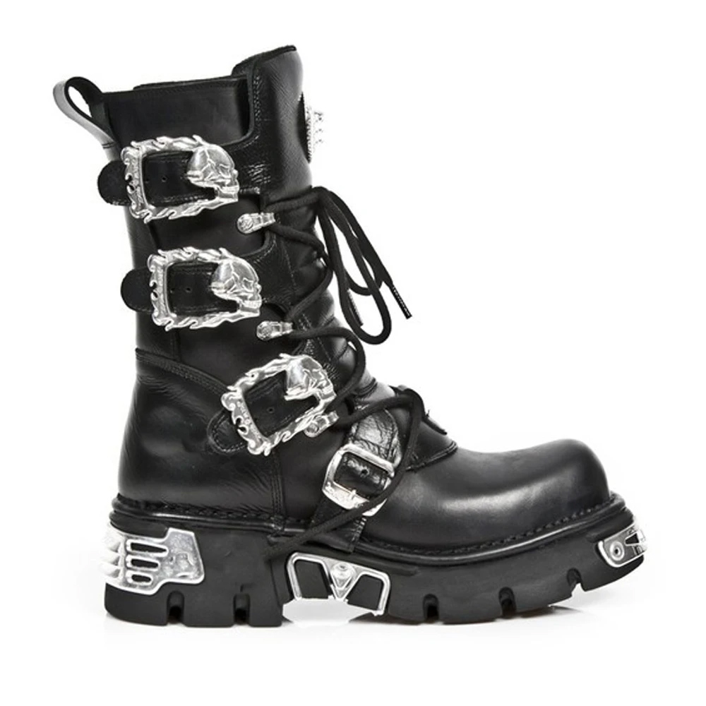 Yeni erkek Punk Motosiklet Bot - Sewing Zipper incelemesi ve fiyatı