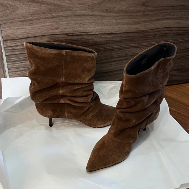 Lüks orta buzağı çizmeler kadı - Sewing Nylon incelemesi ve fiyatı