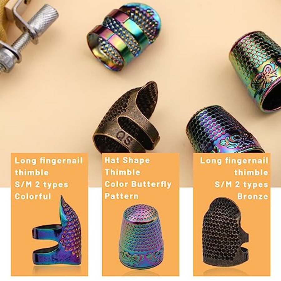 El Dikişi için Yüksükler, 6 Ad - Sewing Thimble Metal incelemesi ve fiyatı