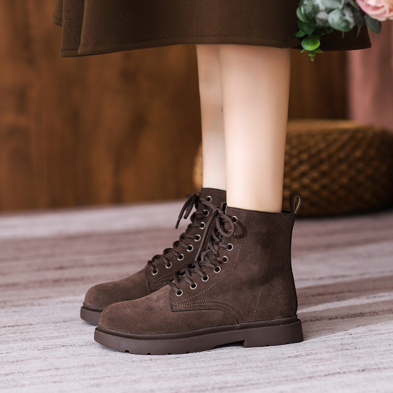 Kadın Kahverengi Süet Asker Bo - Sewing Nylon incelemesi ve fiyatı