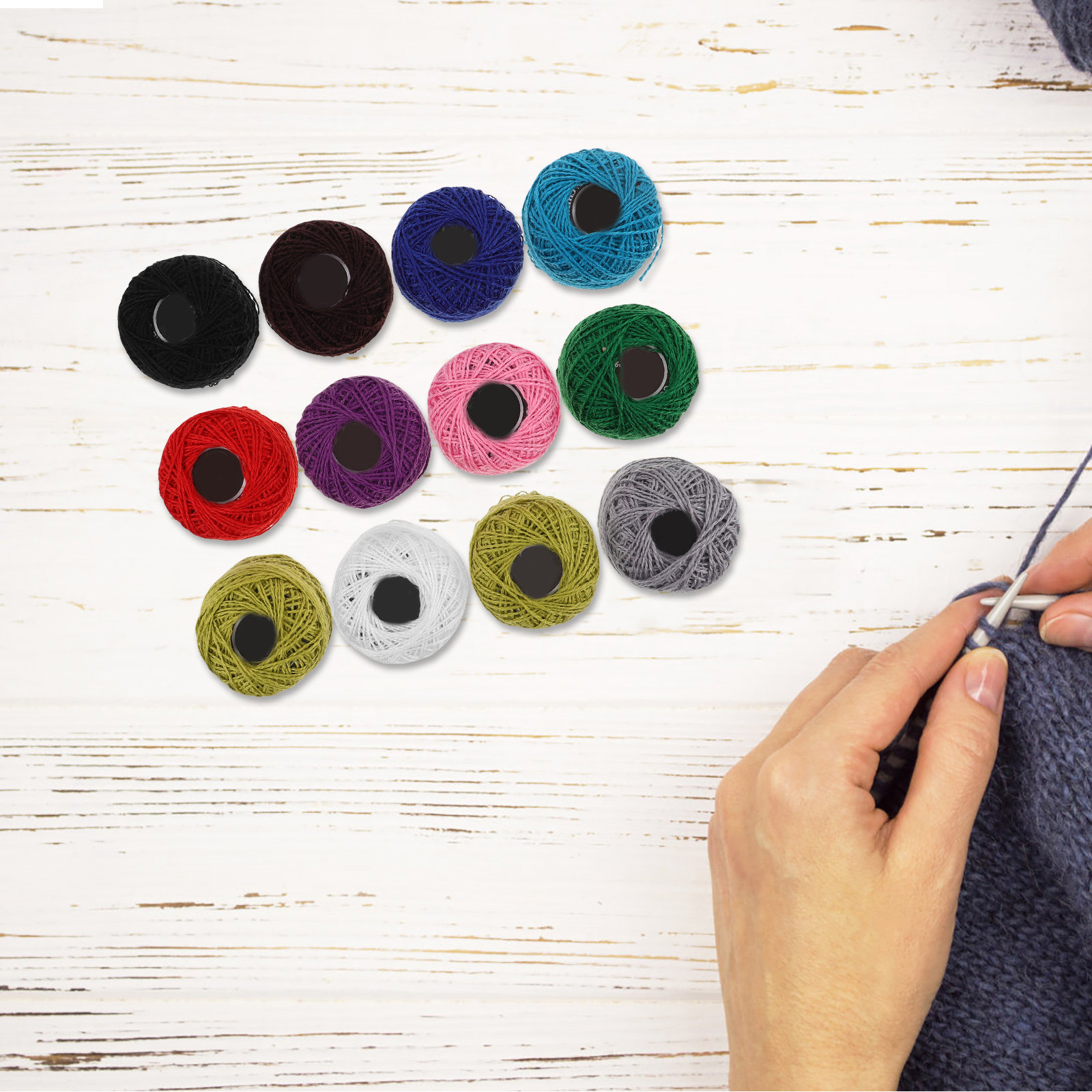 12 Adet Pamuklu Nakış İpliği,  - Sewing Knit incelemesi ve fiyatı