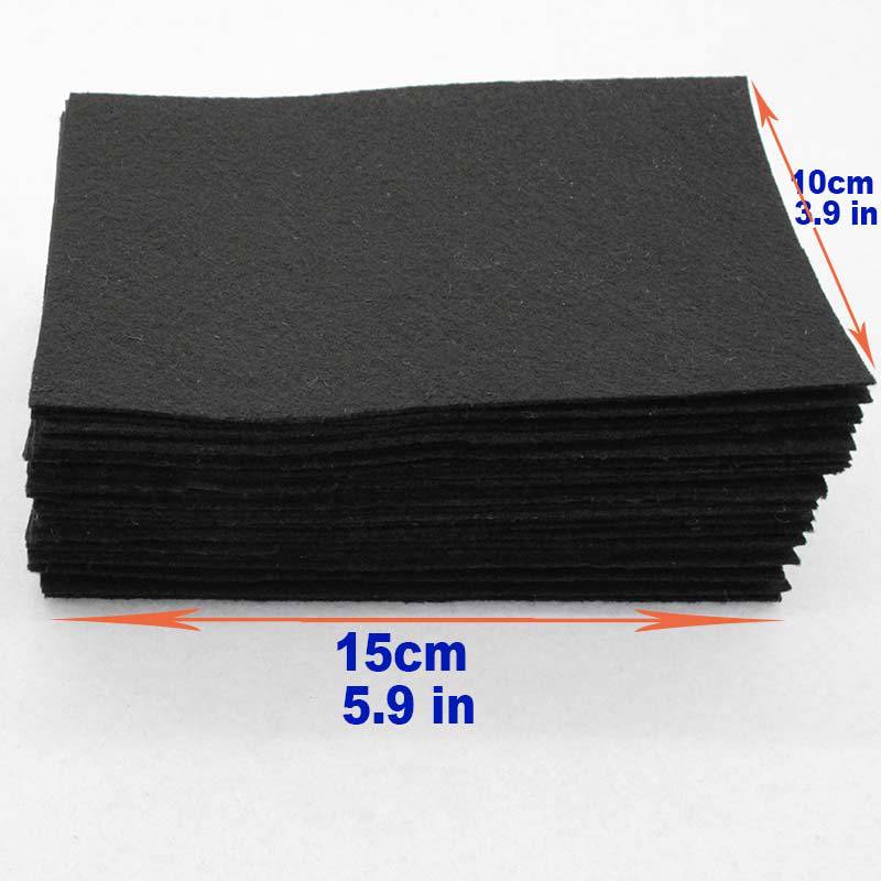 40 adet/grup 10*15 cm Siyah Ke - Is Sewing A Textile Craft incelemesi ve fiyatı