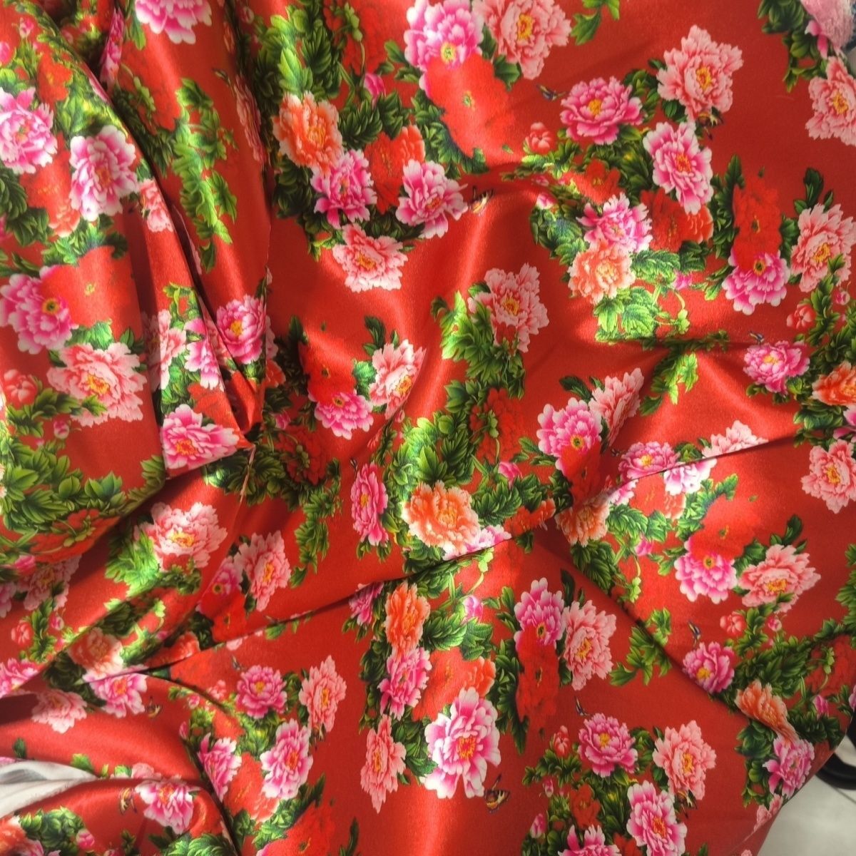 Çiçek Desenli Asetat Saten Kum - Sewing Textiles incelemesi ve fiyatı